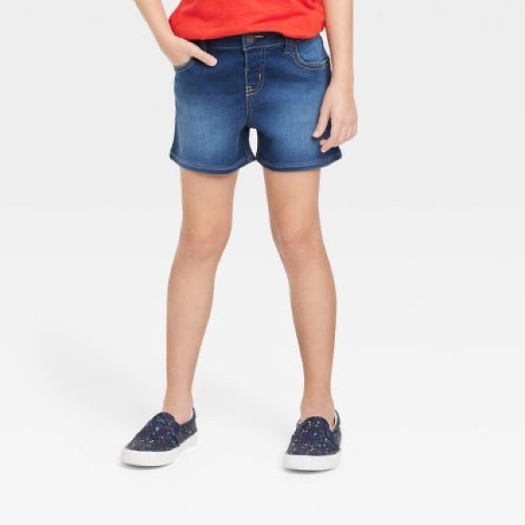 Girls' Jean Shorts - Cat & Jack™ - Picture 1 of 4